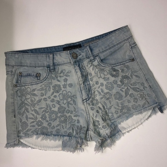 Aeropostale Pants - AEROPOSTALE HIGH WAISTED JEAN SHORTS